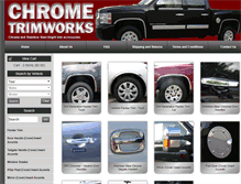 Tablet Screenshot of chrometrimworks.com